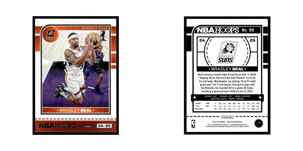 Bradley Beal 2024 NBA Hoops #95 Phoenix Suns Basketball Card NM