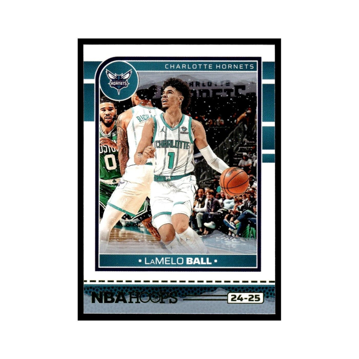 LaMelo Ball 2024 NBA Hoops #182 Charlotte Hornets Basketball Card NM