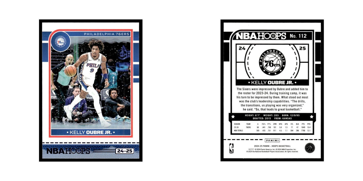 Kelly Oubre Jr. 2024 NBA Hoops #112 Philadelphia 76ers Basketball Card NM