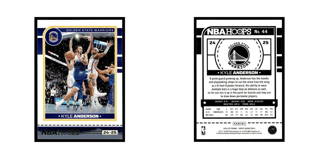 Kyle Anderson 2024 NBA Hoops #44 Golden State Warriors Basketball Card NM