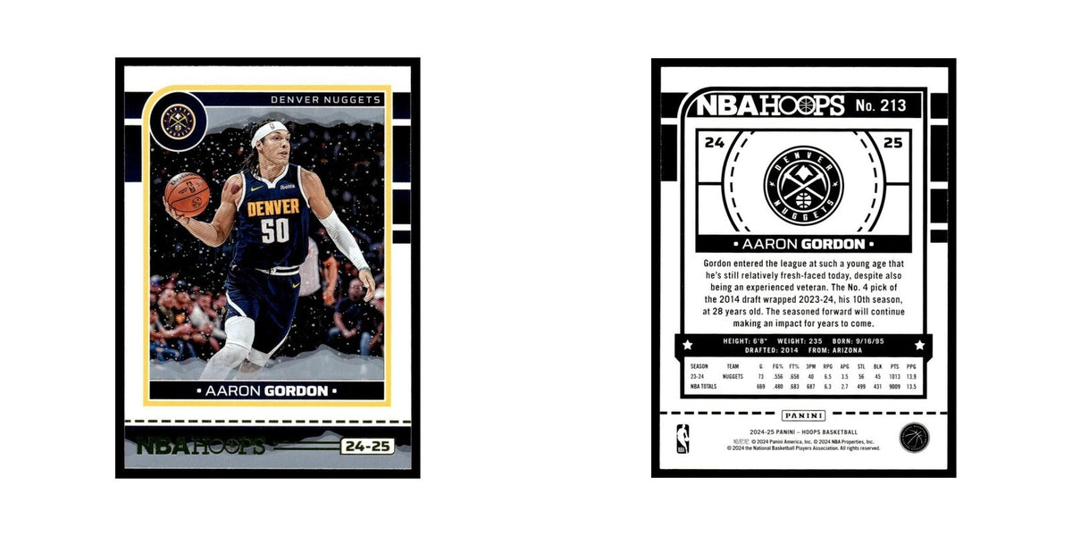 Aaron Gordon 2024 NBA Hoops #213 Denver Nuggets Basketball Card NM
