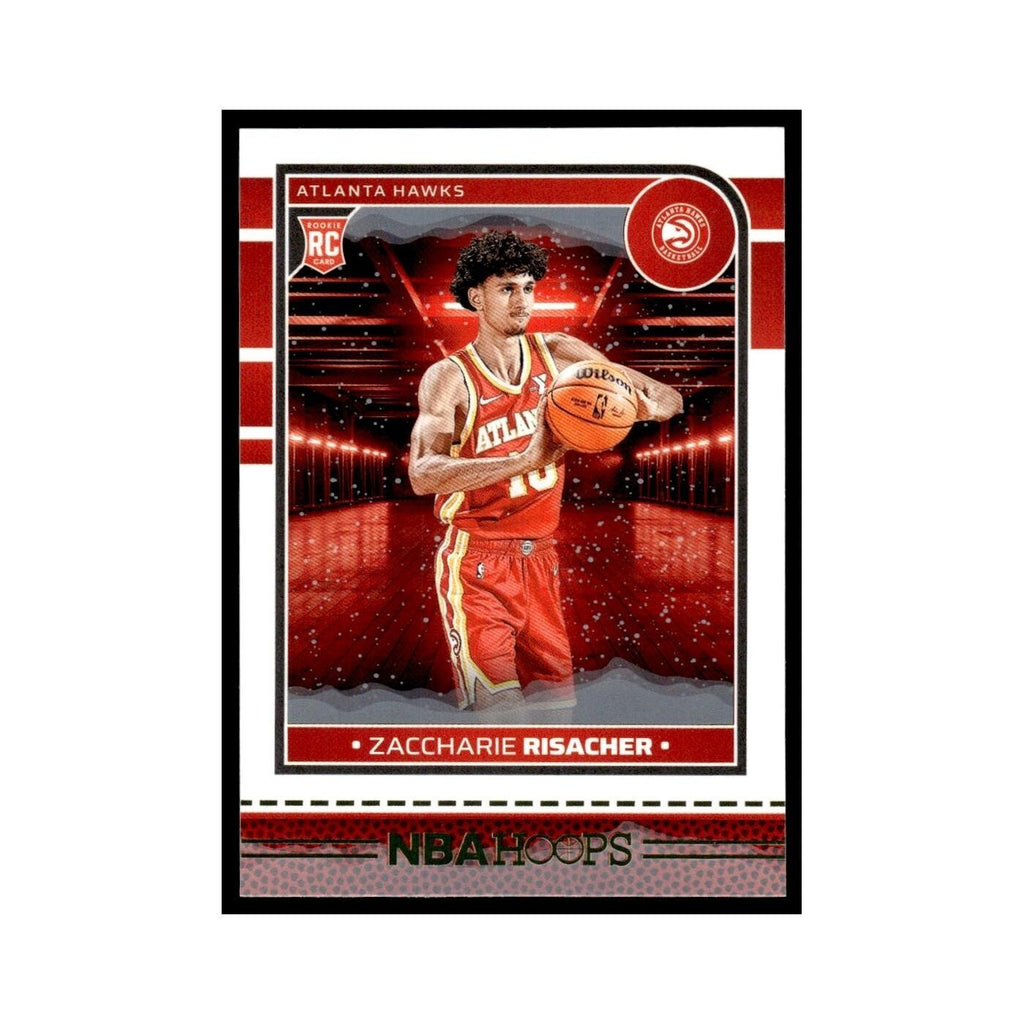 Zaccharie Risacher Rookie 2024 NBA Hoops #231 Atlanta Hawks Basketball Card NM
