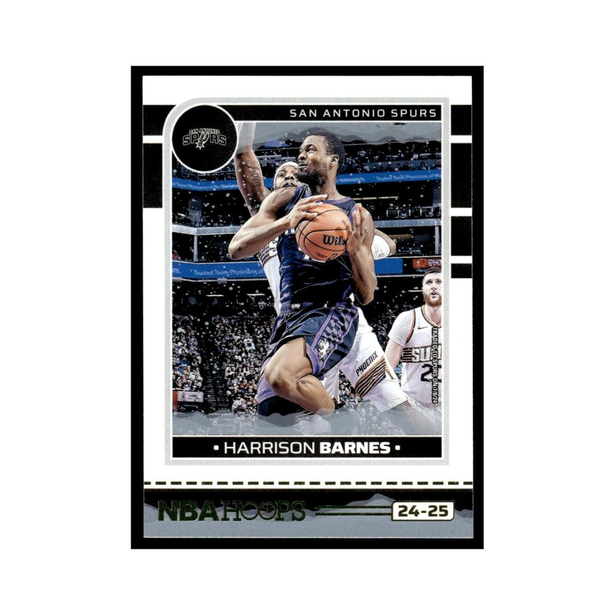 Harrison Barnes 2024 NBA Hoops #48 San Antonio Spurs Basketball Card NM