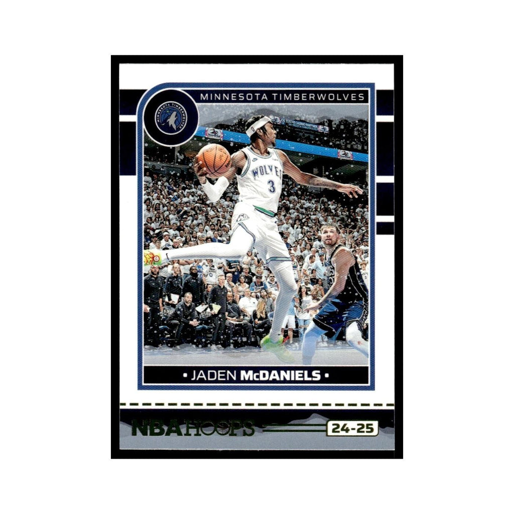 Jaden McDaniels 2024 NBA Hoops #6 Minnesota Timberwolves Basketball Card NM