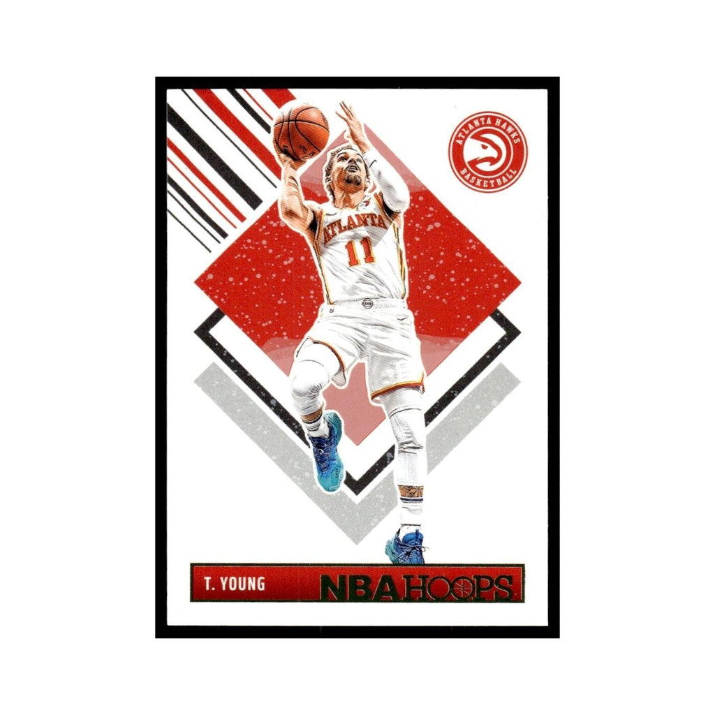 Trae Young 2024 NBA Hoops #287 Atlanta Hawks Basketball Card NM