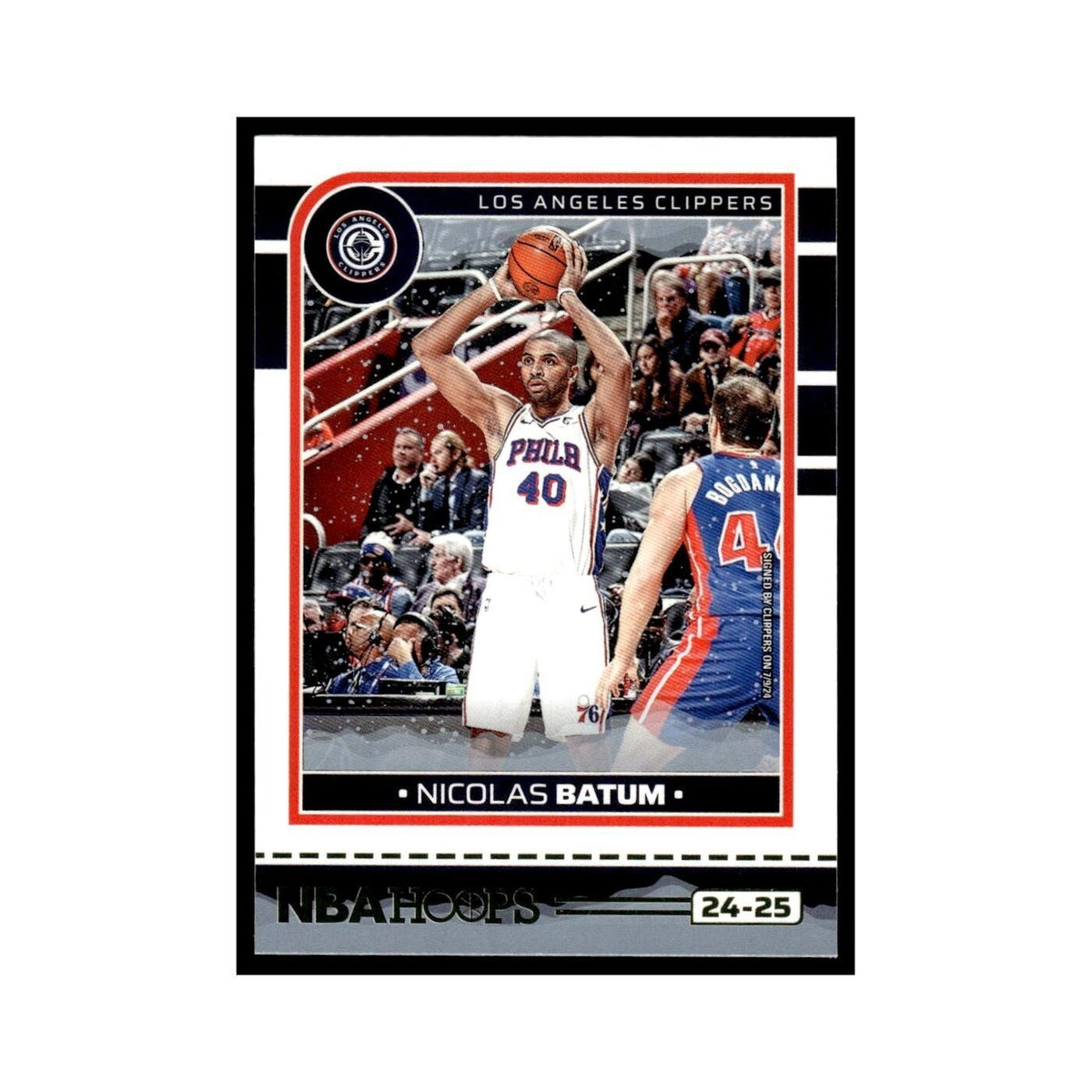 Nicolas Batum 2024 NBA Hoops #158 Los Angeles Clippers Basketball Card NM