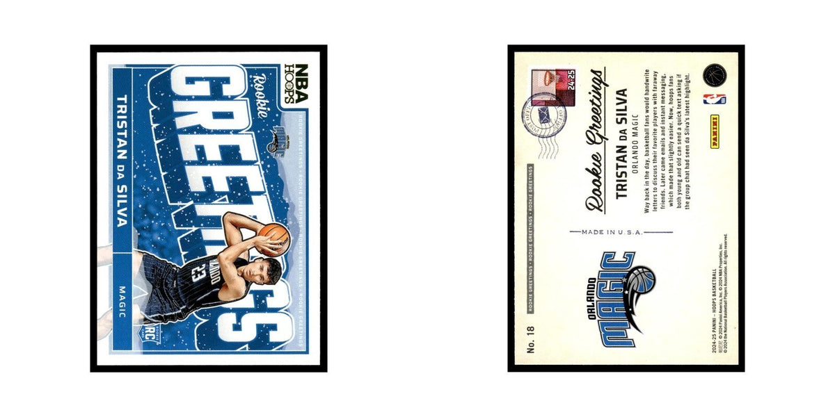 Tristan da Silva Rookie 2024 NBA Hoops #18 Orlando Magic Basketball Card NM