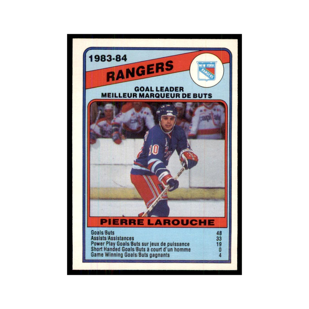 1984 O-Pee-Chee Pierre Larouche New York Rangers #363