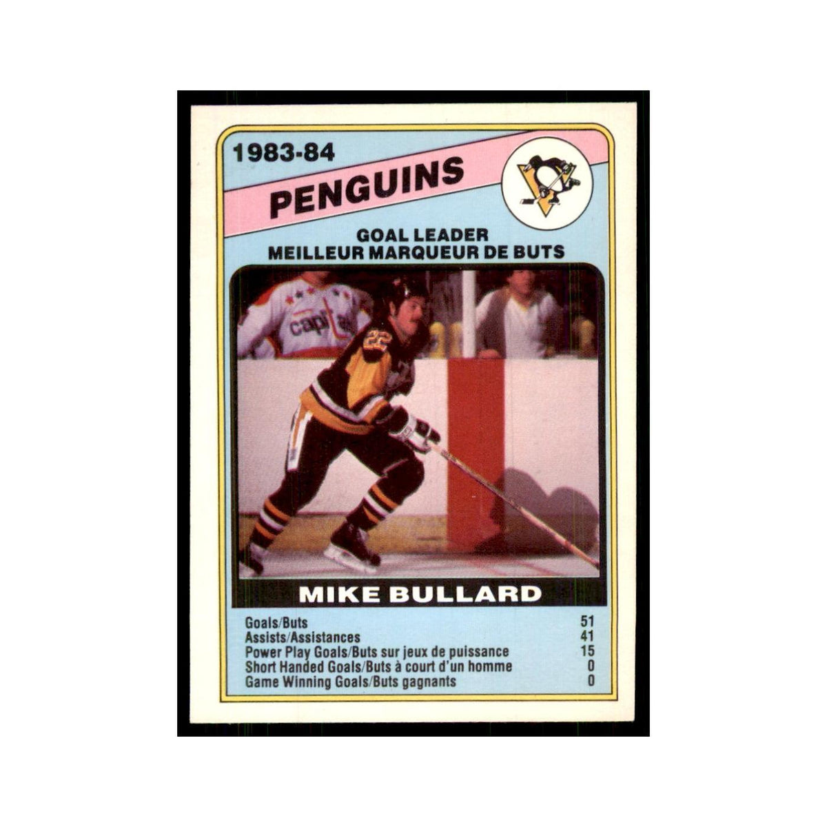 1984 O-Pee-Chee Mike Bullard Pittsburgh Penguins #365