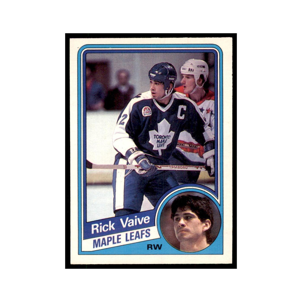 1984 O-Pee-Chee Rick Vaive Toronto Maple Leafs #313