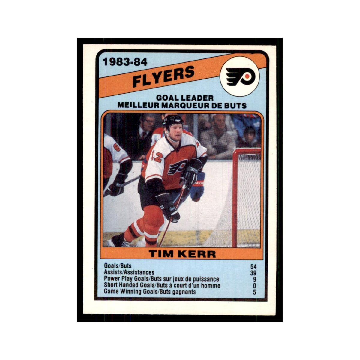 1984 O-Pee-Chee Tim Kerr Philadelphia Flyers #364