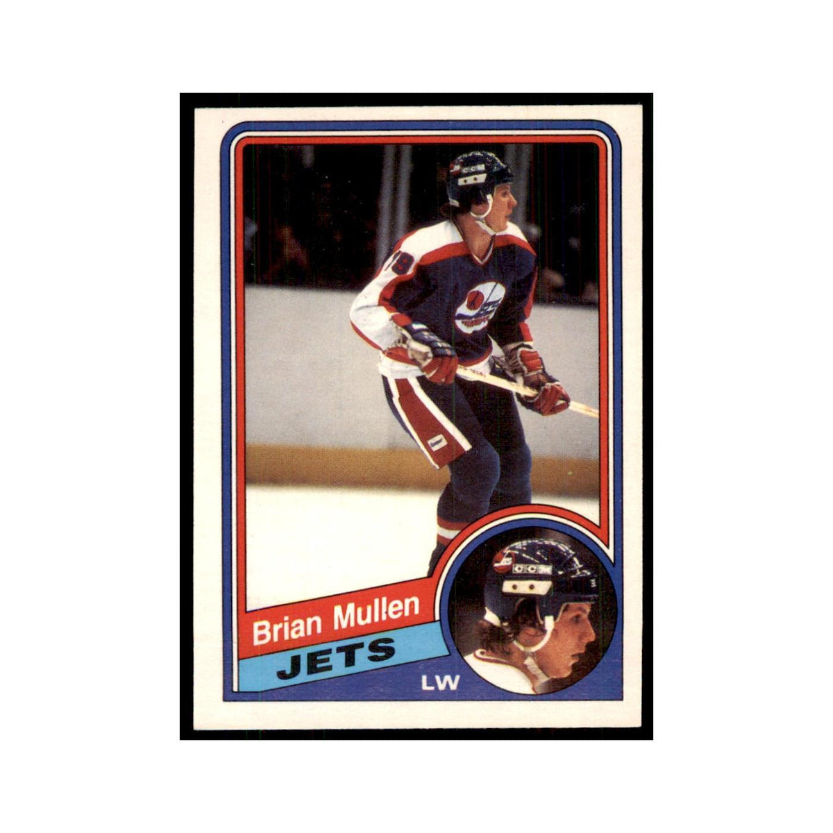 1984 O-Pee-Chee Brian Mullen Winnipeg Jets #344