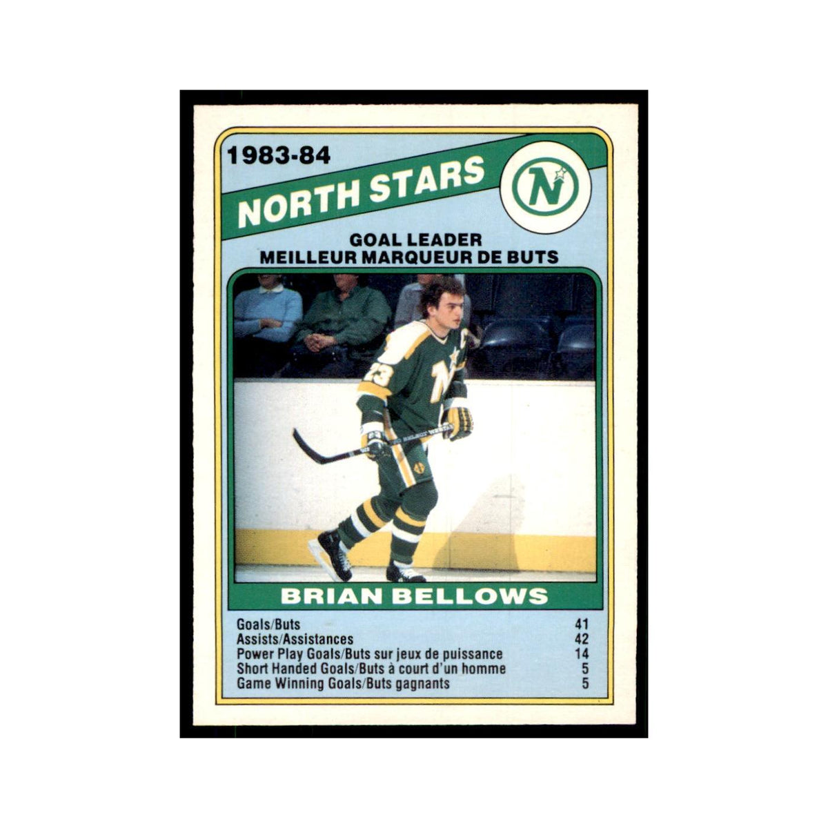 1984 O-Pee-Chee Brian Bellows Minnesota North Stars #359