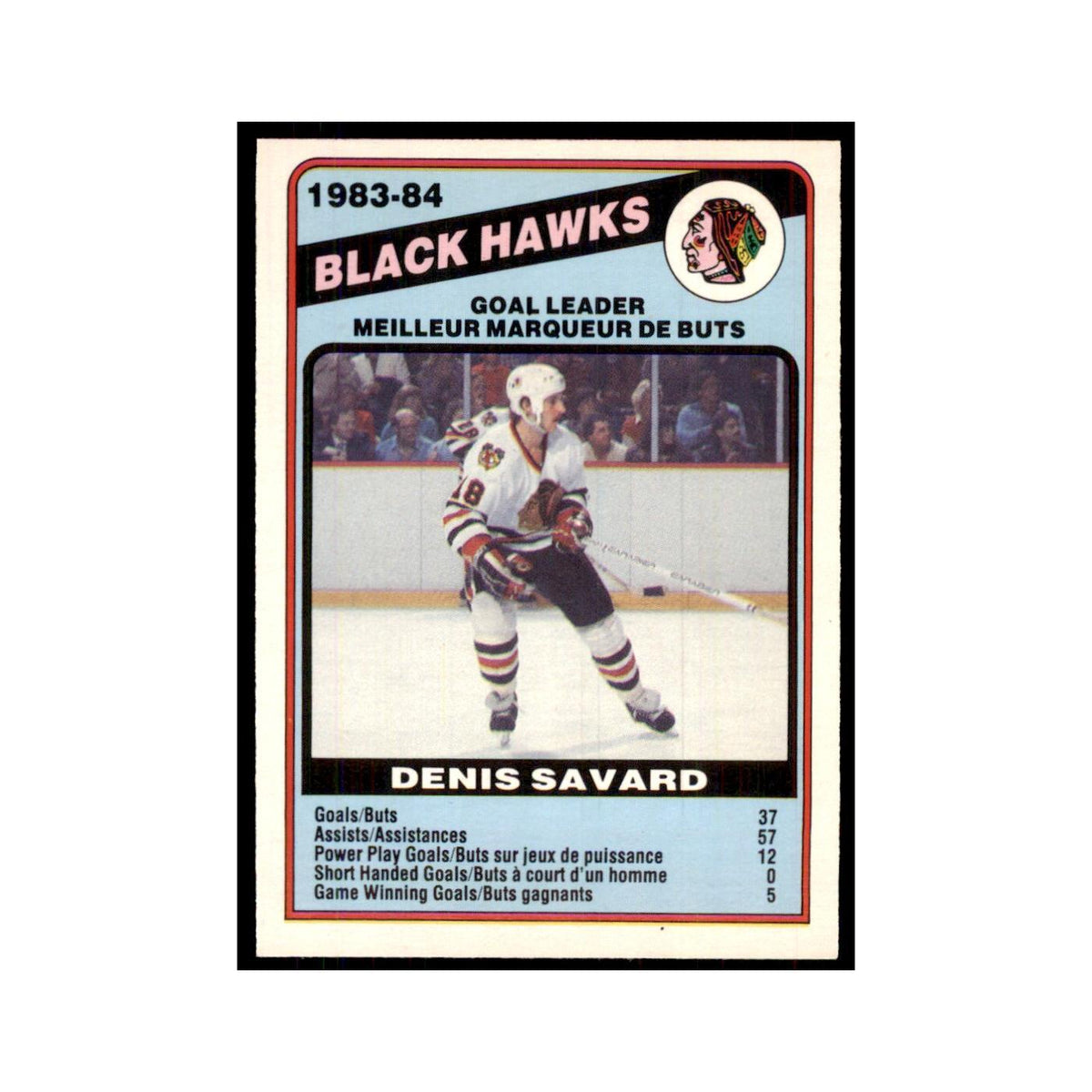 1984 O-Pee-Chee Denis Savard Chicago Blackhawks #355