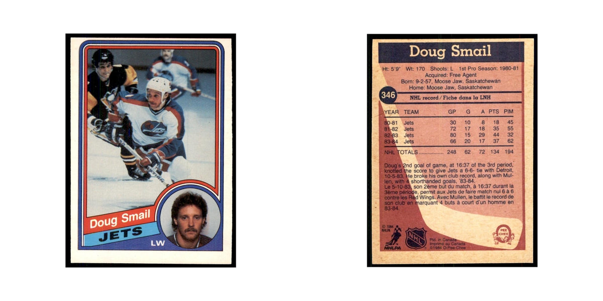 1984 O-Pee-Chee Doug Smail Winnipeg Jets #346