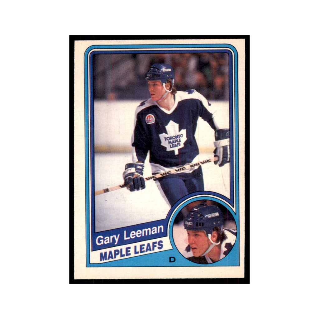 1984 O-Pee-Chee Gary Leeman RC Toronto Maple Leafs #305