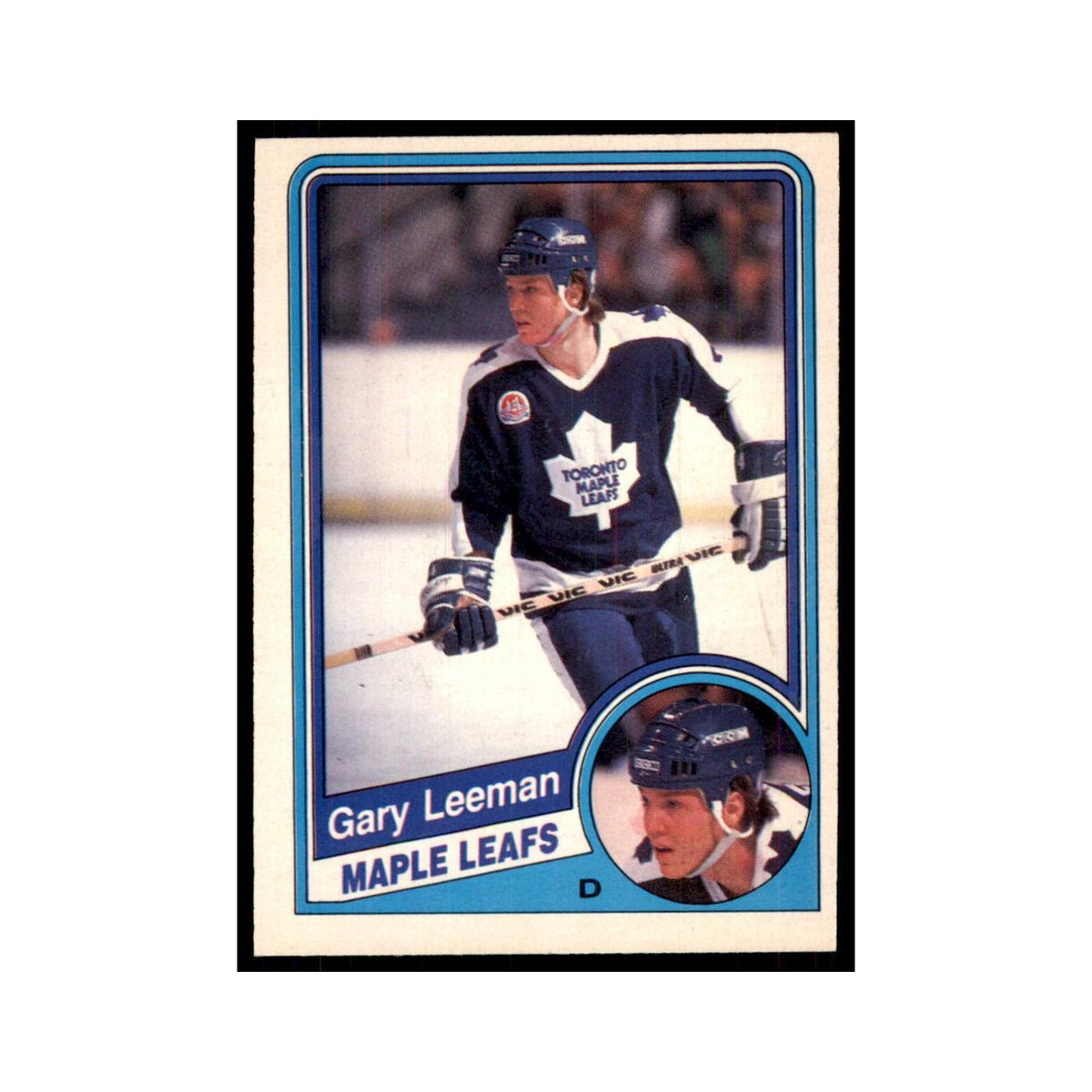 1984 O-Pee-Chee Gary Leeman RC Toronto Maple Leafs #305