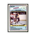 1984 O-Pee-Chee Charlie Simmer Los Angeles Kings #358