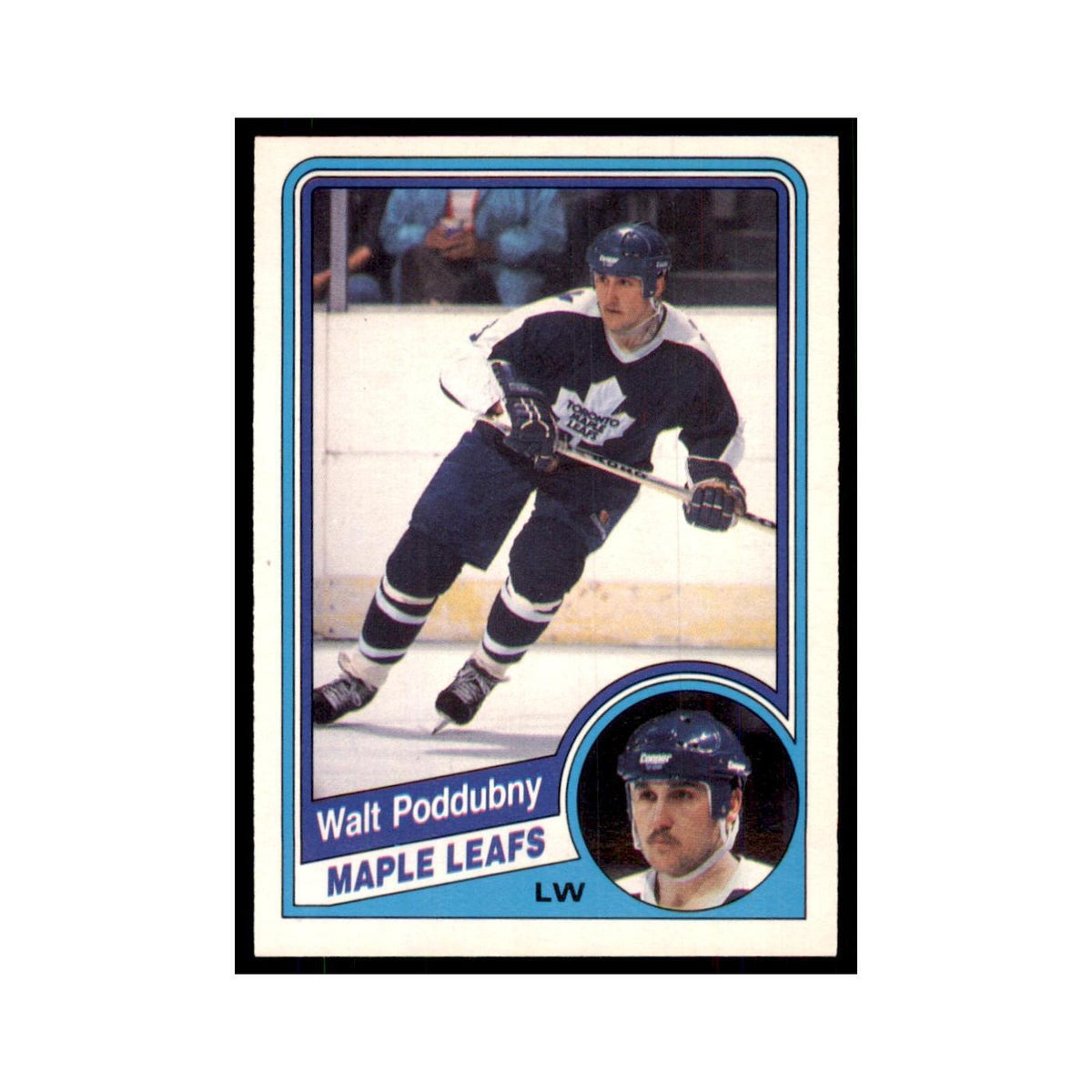 1984 O-Pee-Chee Walt Poddubny Toronto Maple Leafs #309
