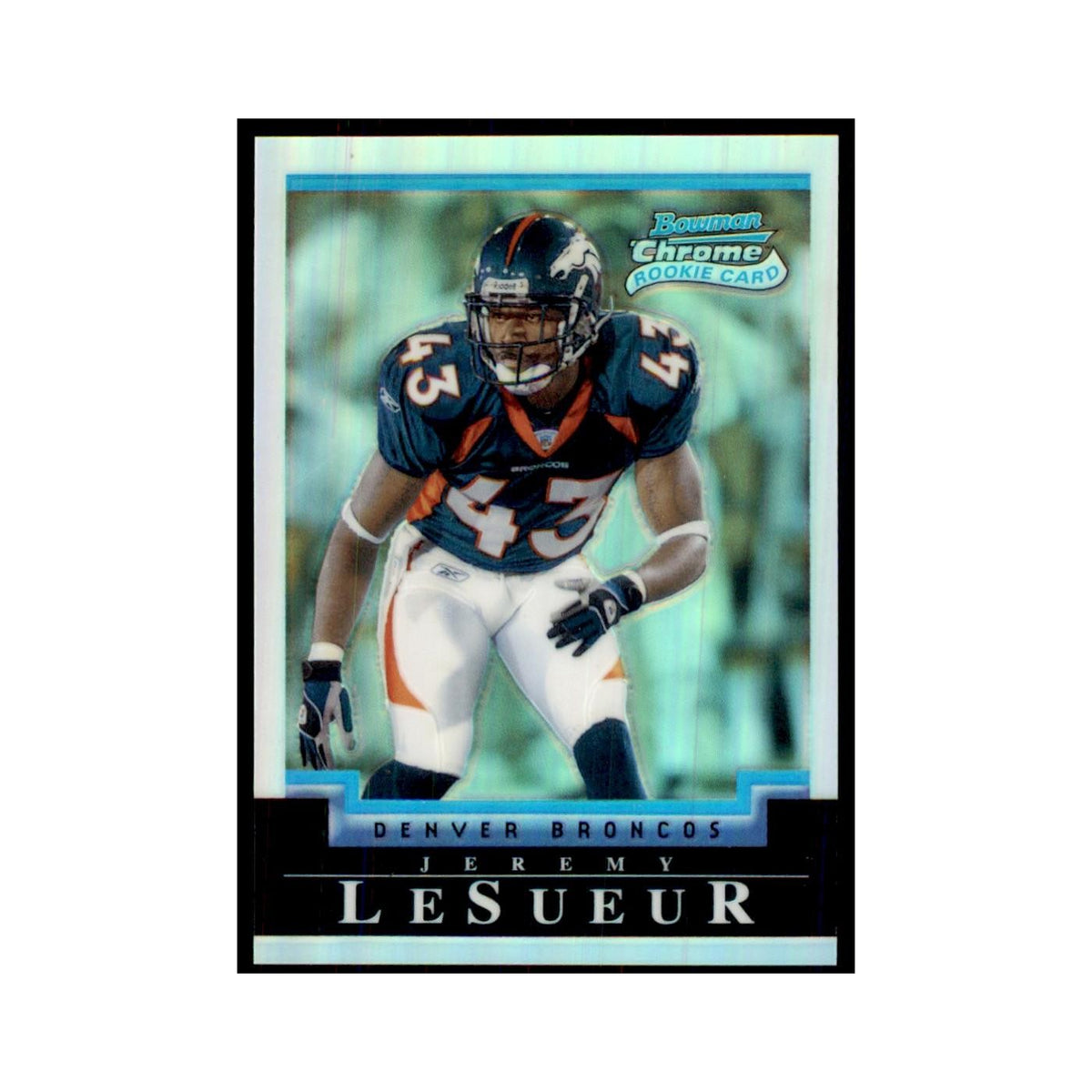 2004 Bowman Chrome Refractors Jeremy LeSueur RC 271/500 Football Cards #135