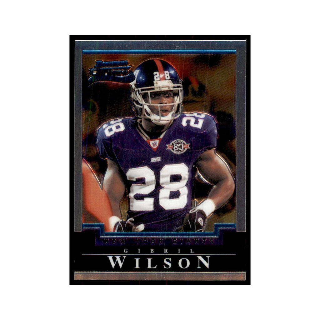 2004 Bowman Chrome Gibril Wilson RC Football Cards #119