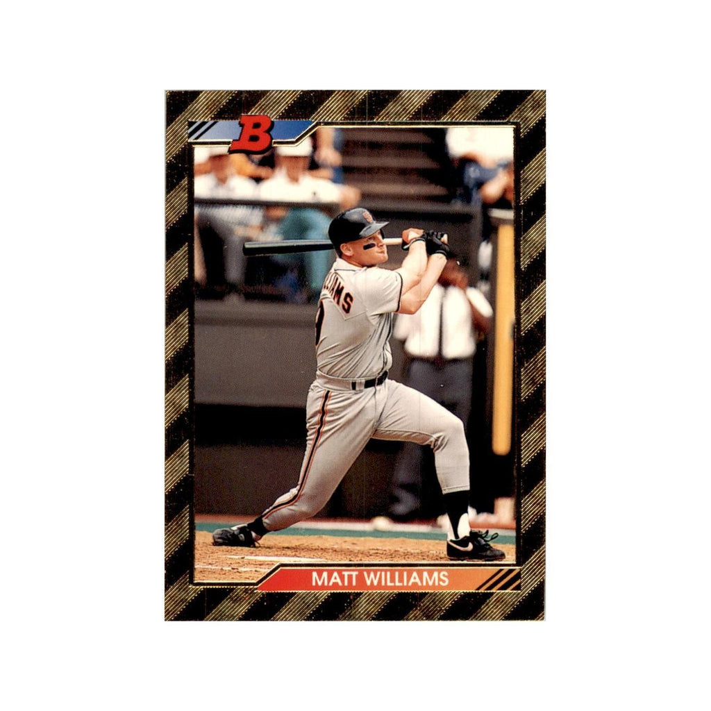 1992 Bowman Matt Williams Baseball Cards #579