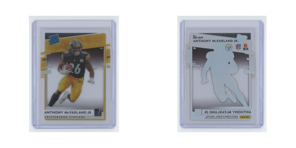 Anthony McFarland Jr. Rookie 2020 Donruss Clearly #RR-AM Pittsburgh Steelers NM
