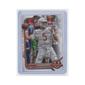 Graham Mertz 2021 Bowman University #10 Wisconsin Badgers Football Card NM