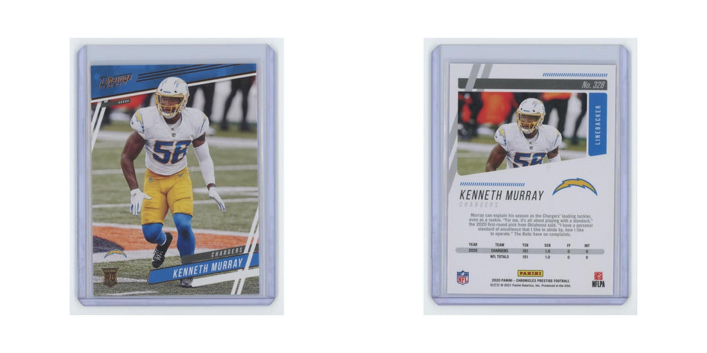 Kenneth Murray Rookie 2020 Panini Chronicles Prestige #328 Chargers NM