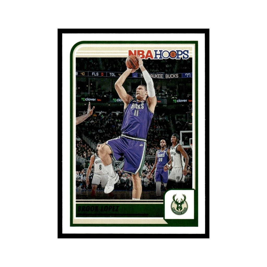 Brook Lopez 2023 NBA Hoops #175 Milwaukee Bucks Basketball Card NM