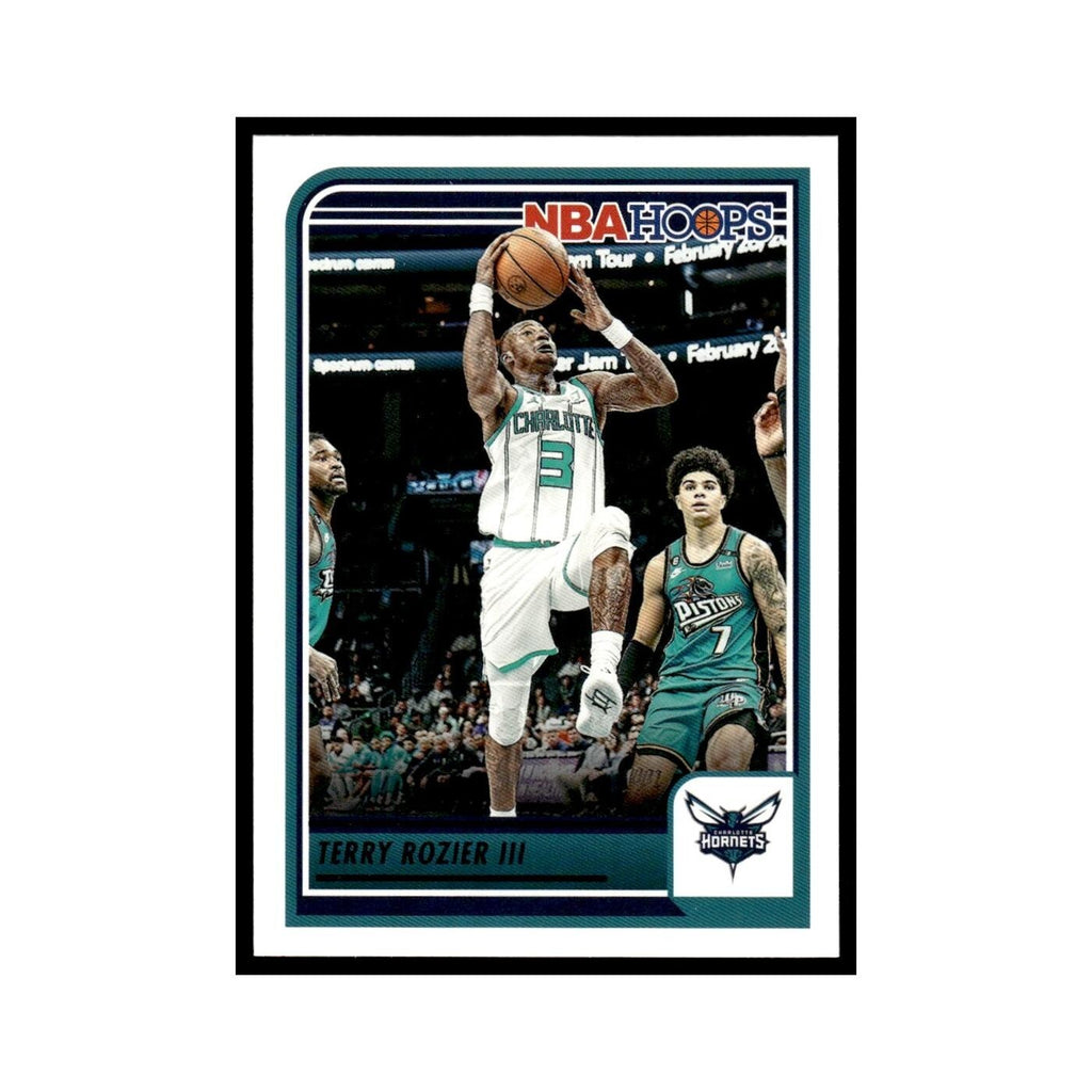Terry Rozier III 2023 NBA Hoops #218 Charlotte Hornets Basketball Card NM