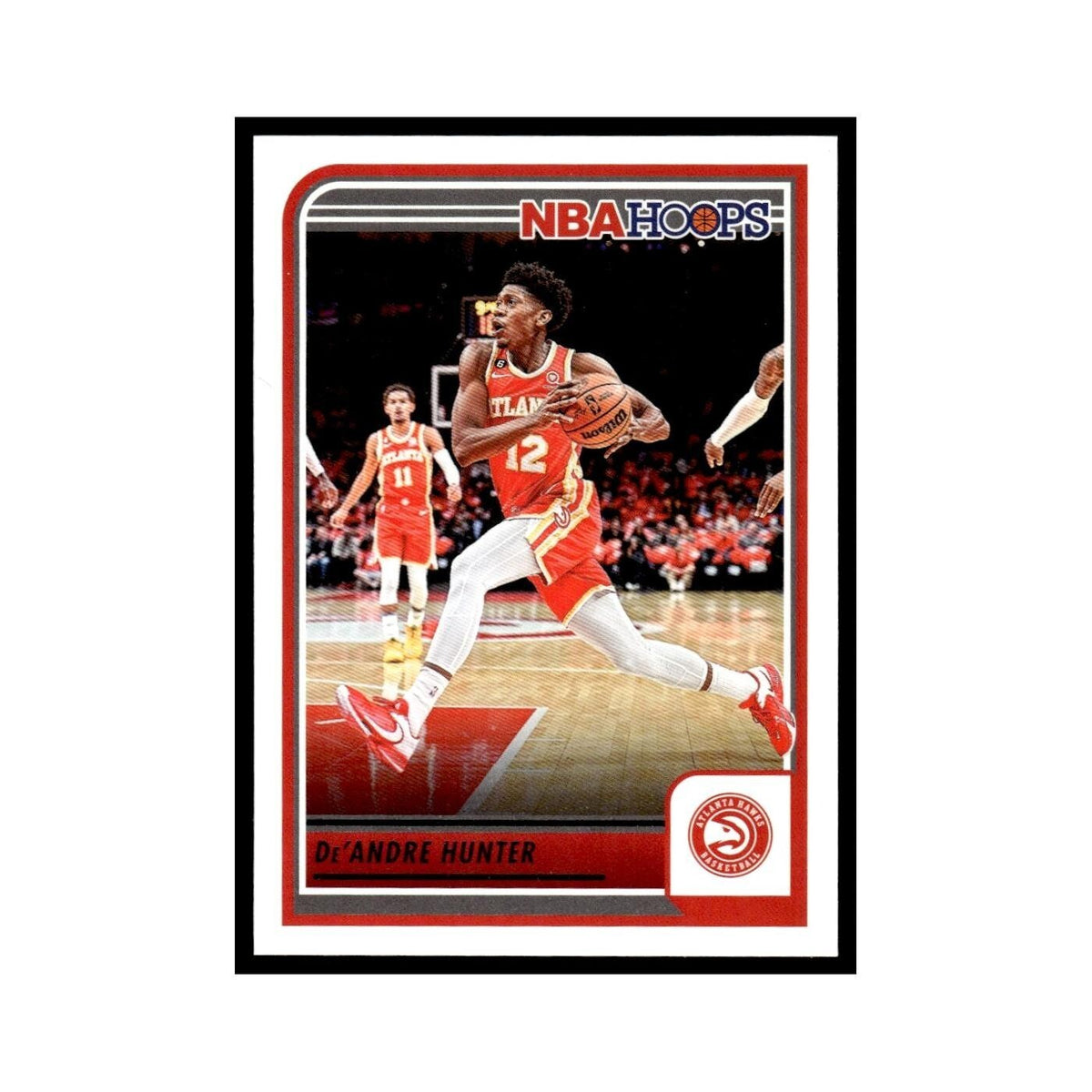 De'Andre Hunter 2023 NBA Hoops #29 Atlanta Hawks Basketball Card NM