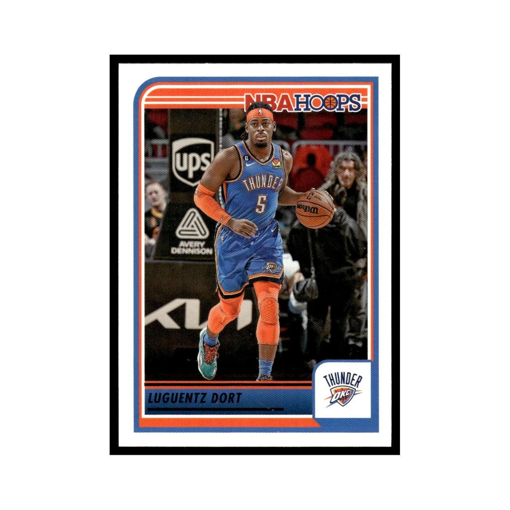 Luguentz Dort 2023 NBA Hoops #215 Oklahoma City Thunder Basketball Card NM