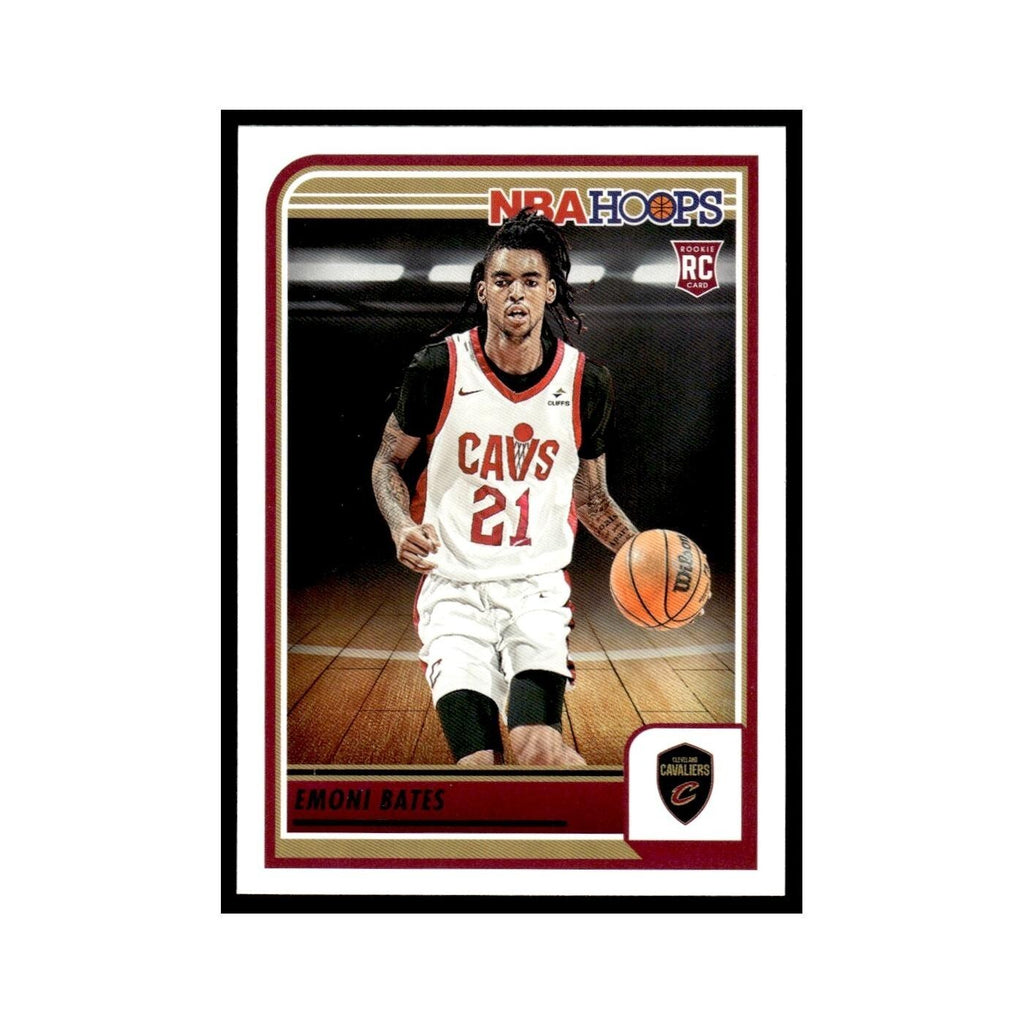 Emoni Bates Rookie 2023 NBA Hoops #266 Cleveland Cavaliers Basketball Card NM