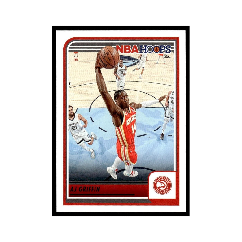 AJ Griffin 2023 NBA Hoops #72 Atlanta Hawks Basketball Card NM