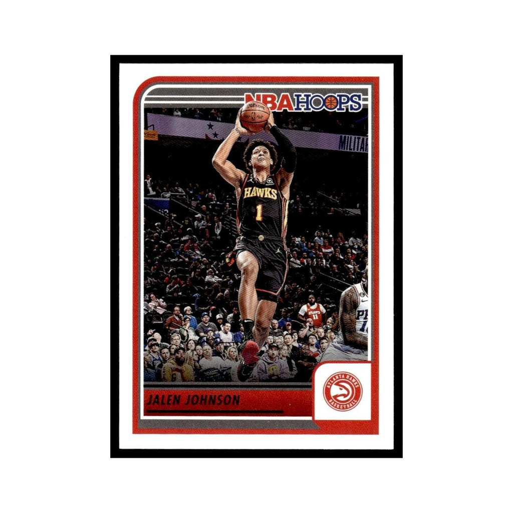 Jalen Johnson 2023 NBA Hoops #94 Atlanta Hawks Basketball Card NM