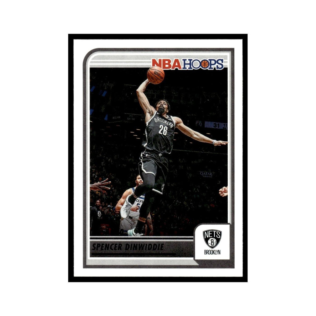 Spencer Dinwiddie 2023 NBA Hoops #161 Brooklyn Nets Basketball Card NM
