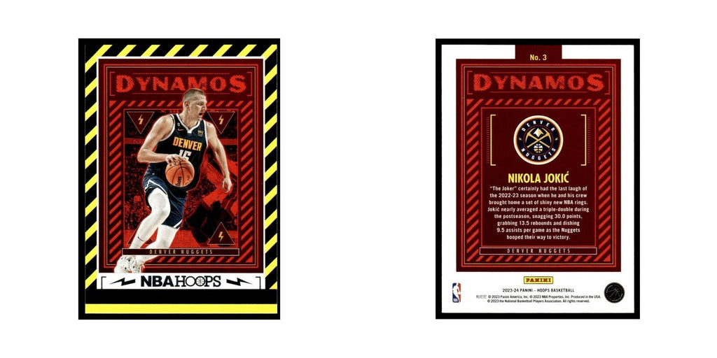 Nikola Jokic 2023 NBA Hoops #3 Denver Nuggets Basketball Card NM