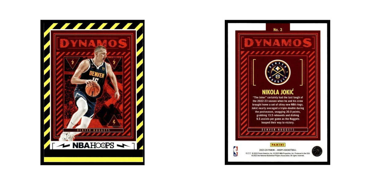 Nikola Jokic 2023 NBA Hoops #3 Denver Nuggets Basketball Card NM