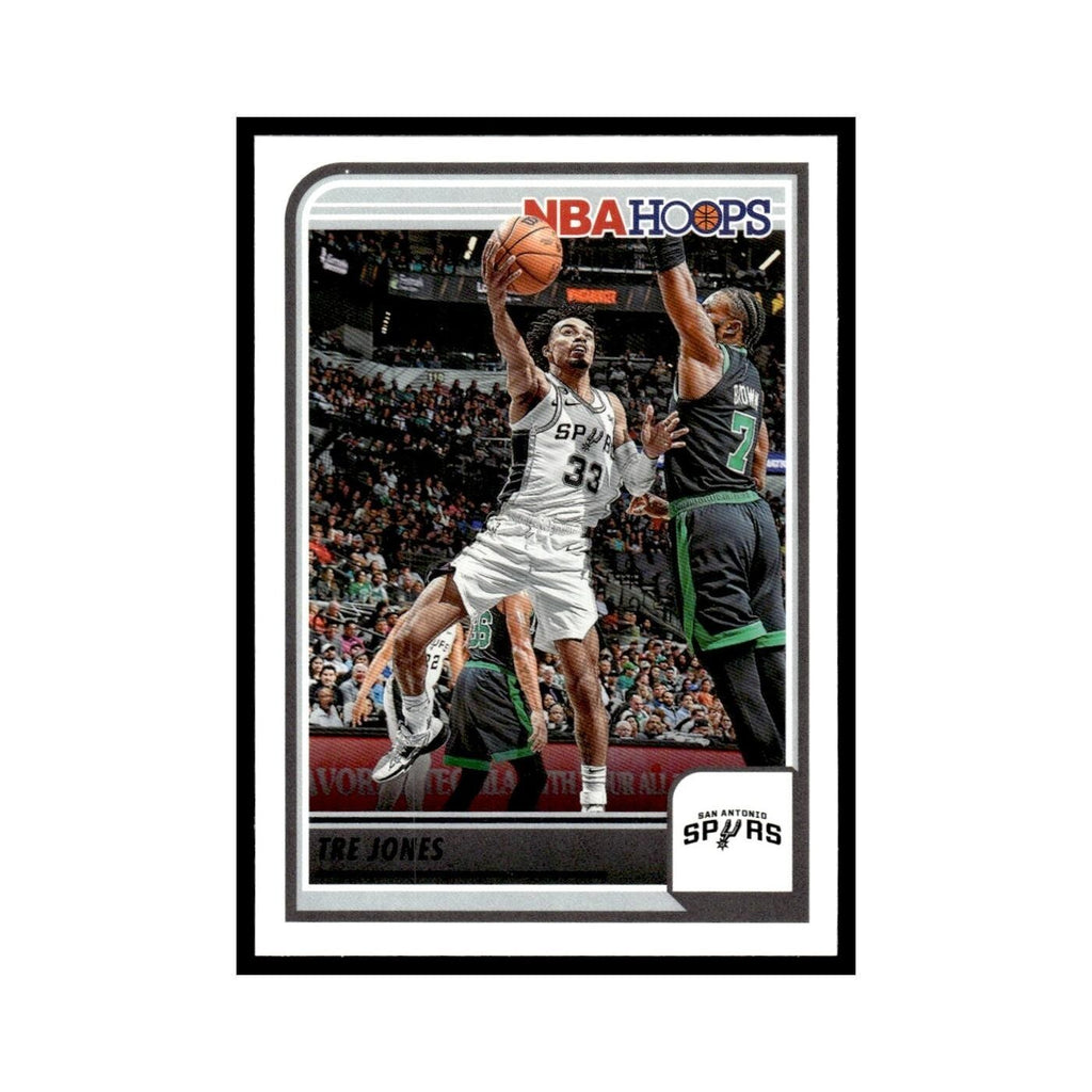 Tre Jones 2023 NBA Hoops #168 San Antonio Spurs Basketball Card NM