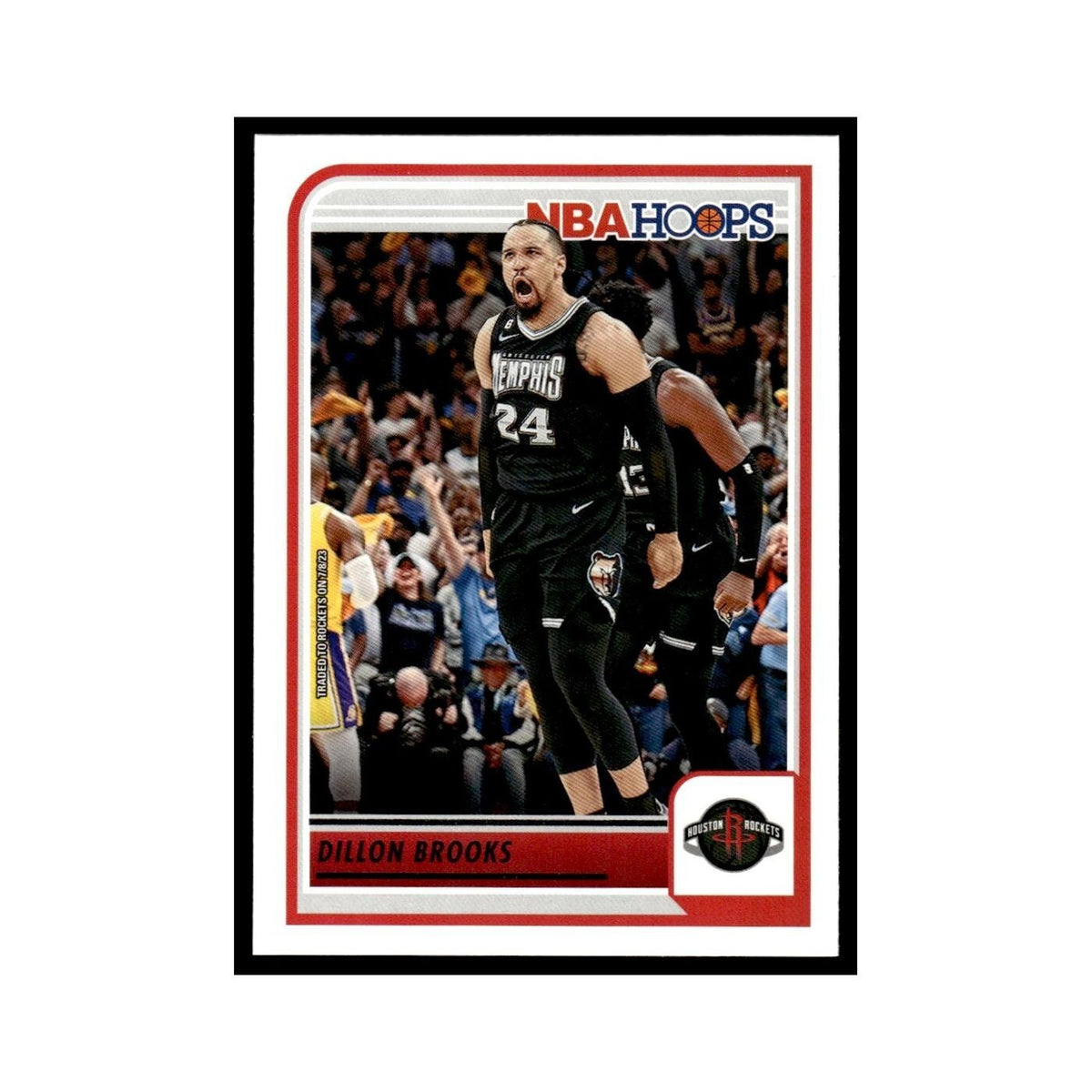 Dillon Brooks 2023 NBA Hoops #187 Houston Rockets Basketball Card NM