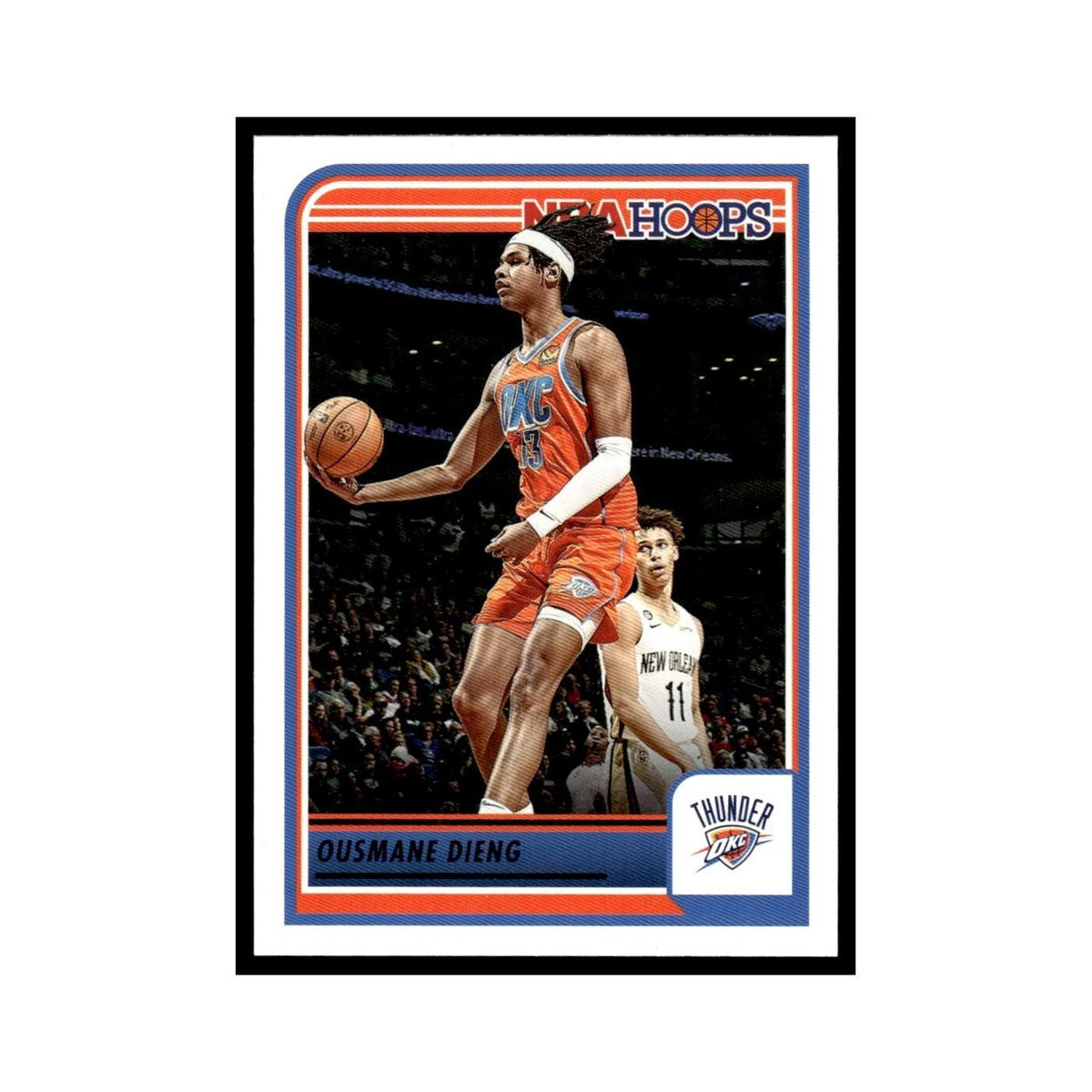 Ousmane Dieng 2023 NBA Hoops #73 Oklahoma City Thunder Basketball Card NM
