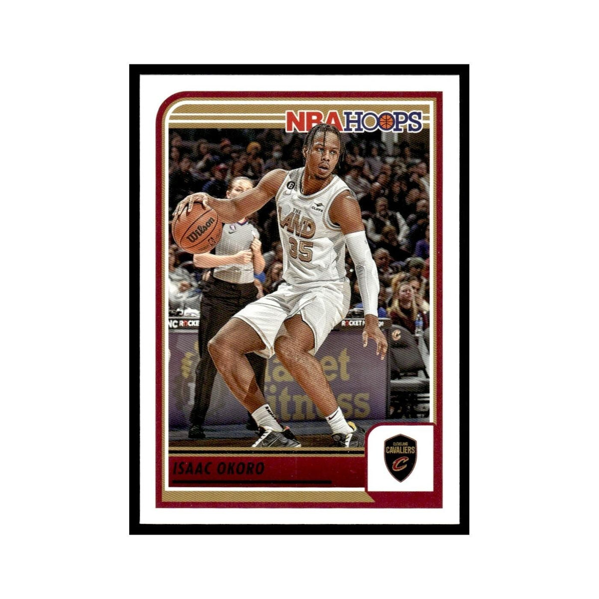 Isaac Okoro 2023 NBA Hoops #104 Cleveland Cavaliers Basketball Card NM