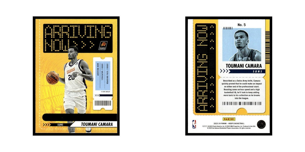 Toumani Camara 2023 NBA Hoops #5 Phoenix Suns Basketball Card NM
