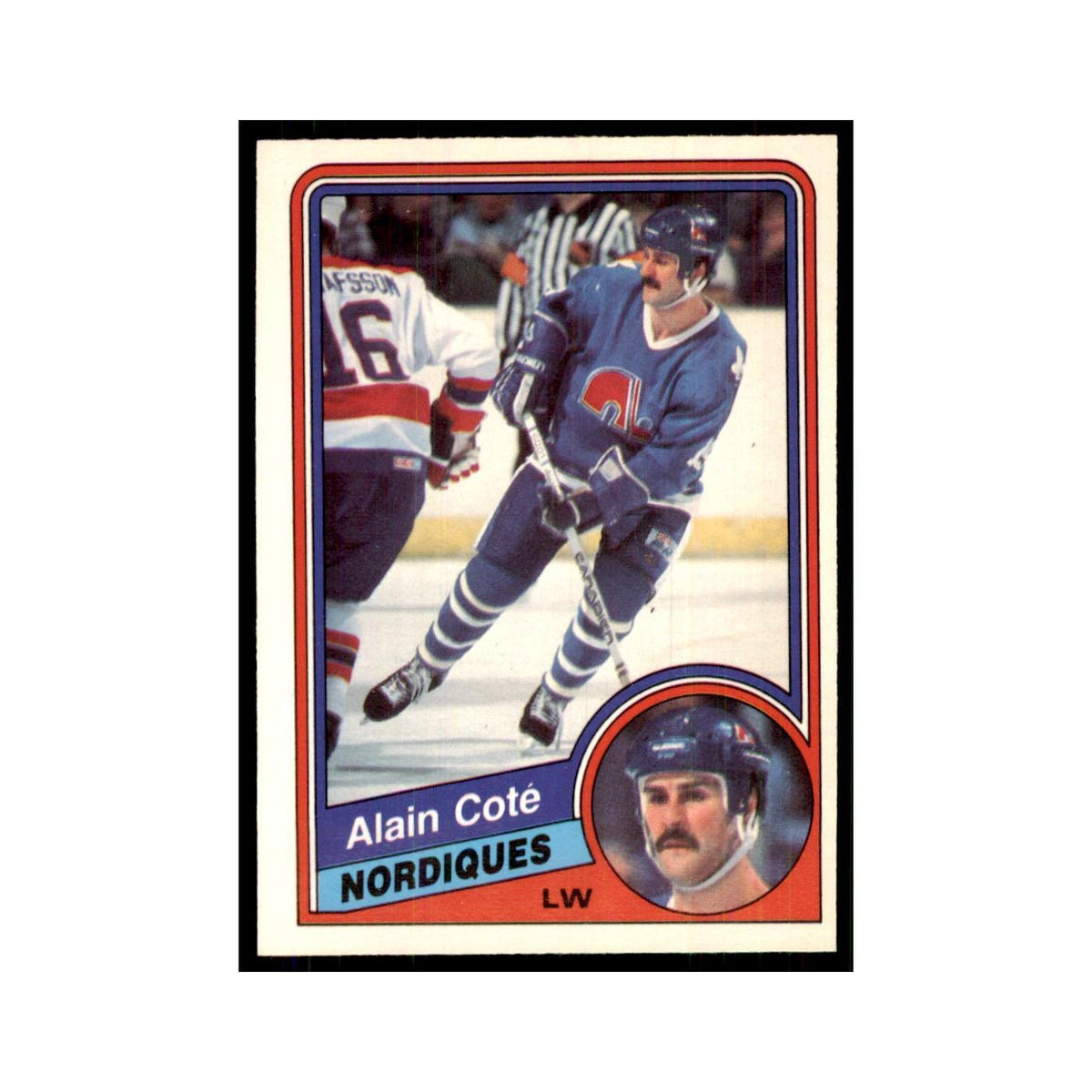 1984 O-Pee-Chee Alain Cote Quebec Nordiques #278