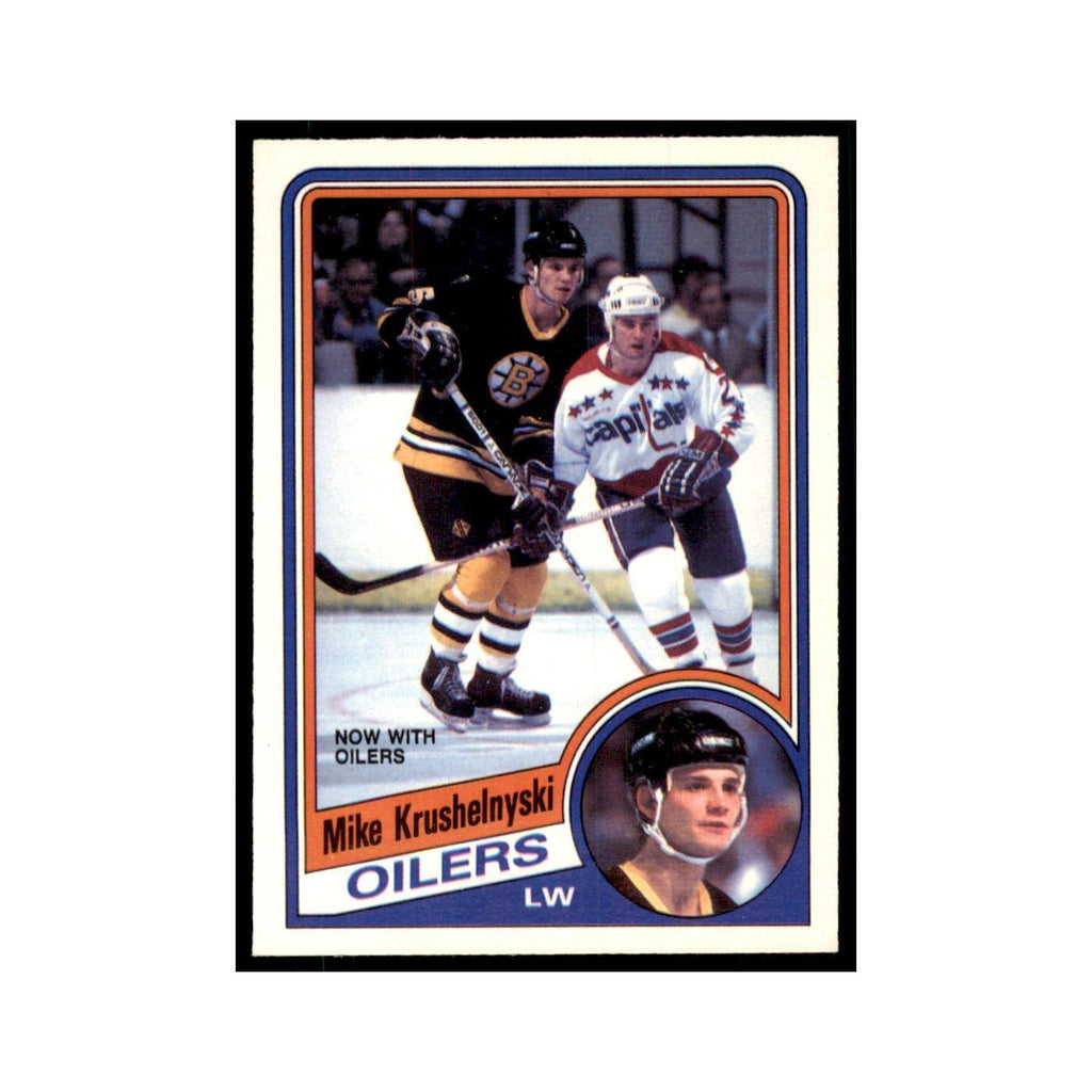 1984 O-Pee-Chee Mike Krushelnyski Edmonton Oilers #248