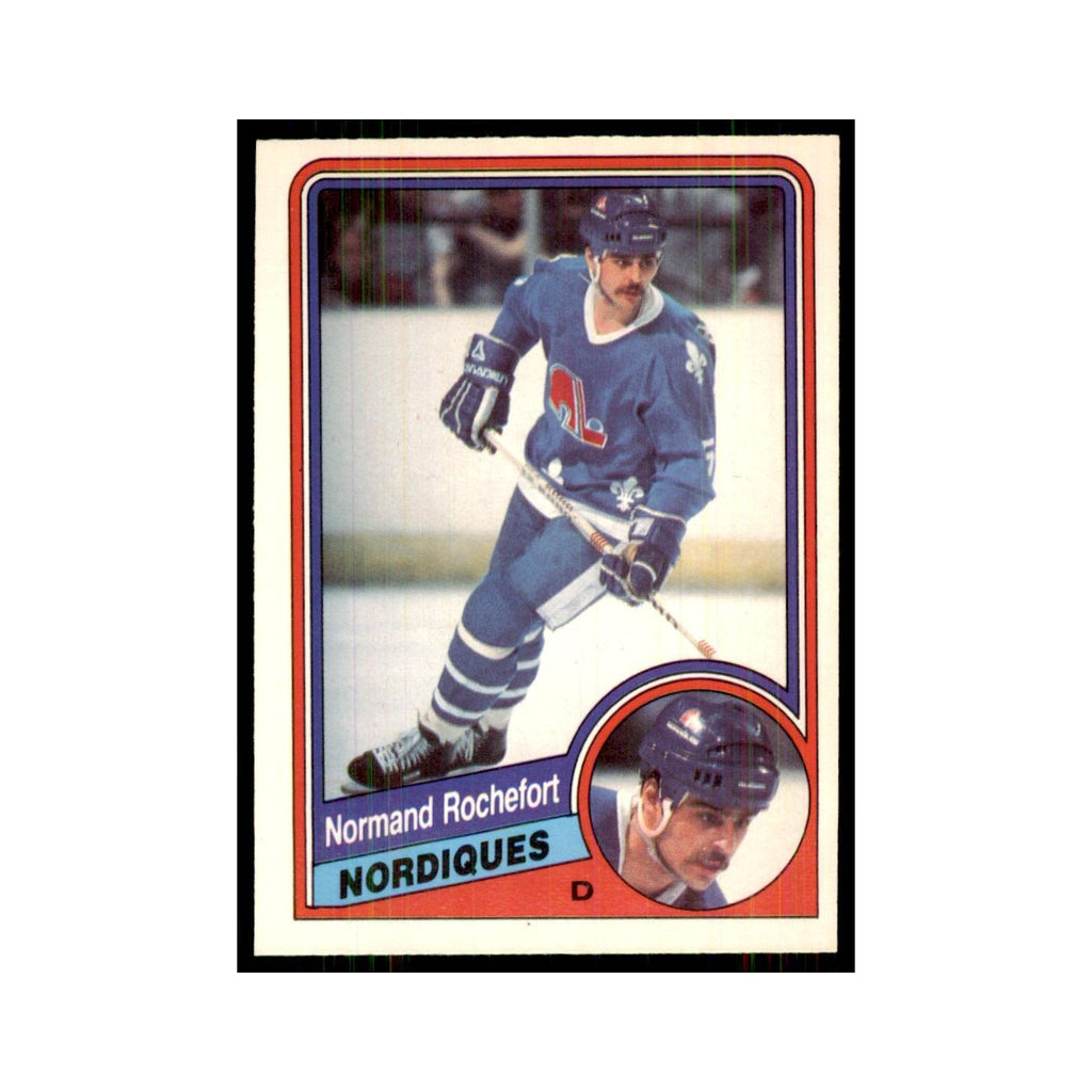 1984 O-Pee-Chee Normand Rochefort Quebec Nordiques #287