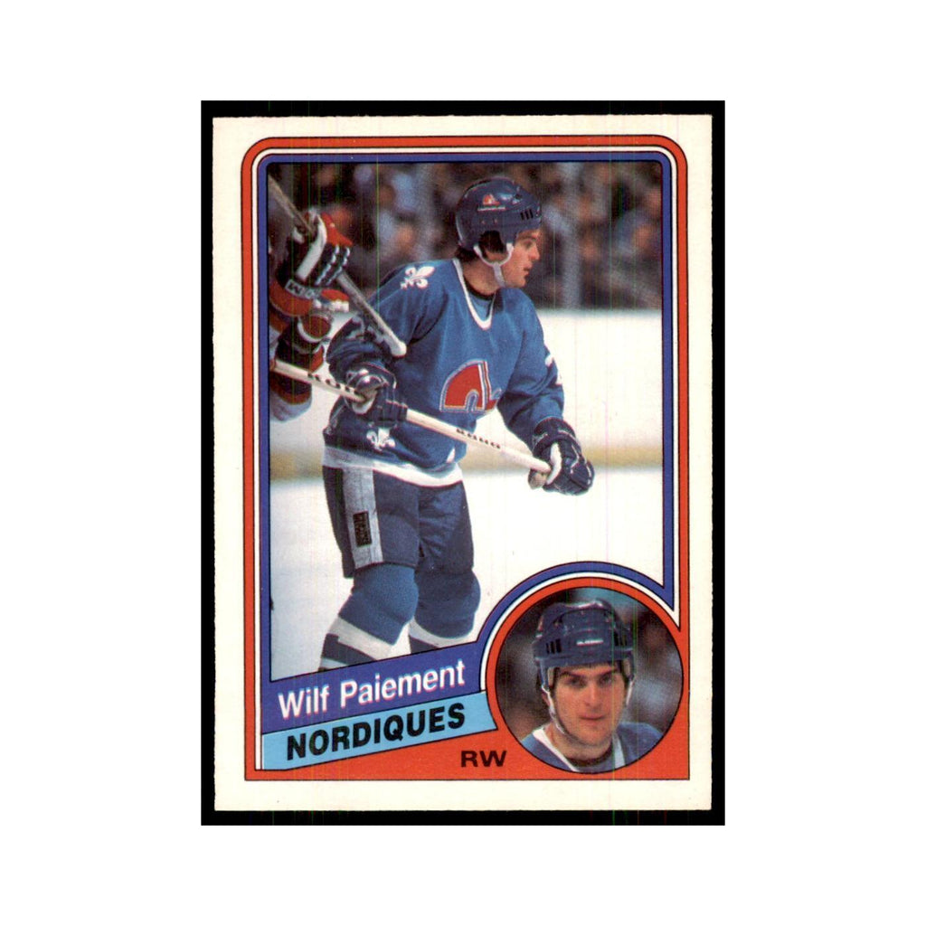 1984 O-Pee-Chee Wilf Paiement Quebec Nordiques #285