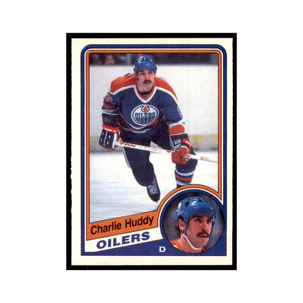 1984 O-Pee-Chee Charlie Huddy Edmonton Oilers #244
