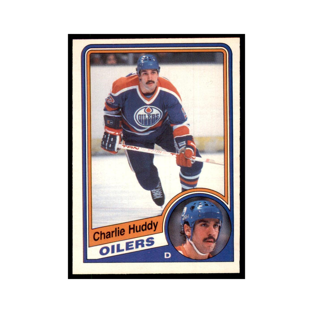 1984 O-Pee-Chee Charlie Huddy Edmonton Oilers #244